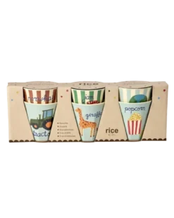 Melamine Kids Cup with ABC Print - Small - 6 Pack - 160 ml