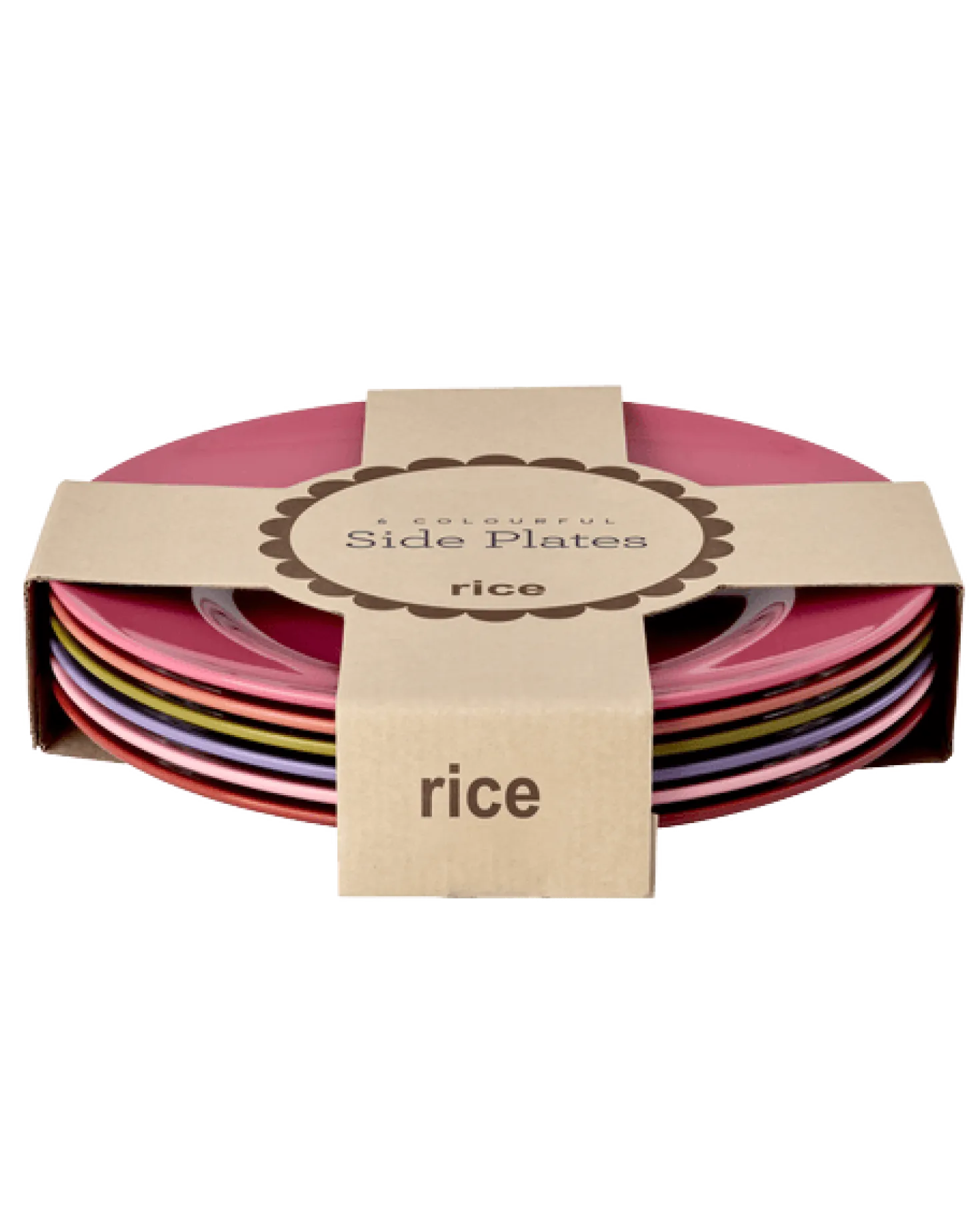 Melamine Round Dinner Plates in Asst. Solid Colors - 6 Pack