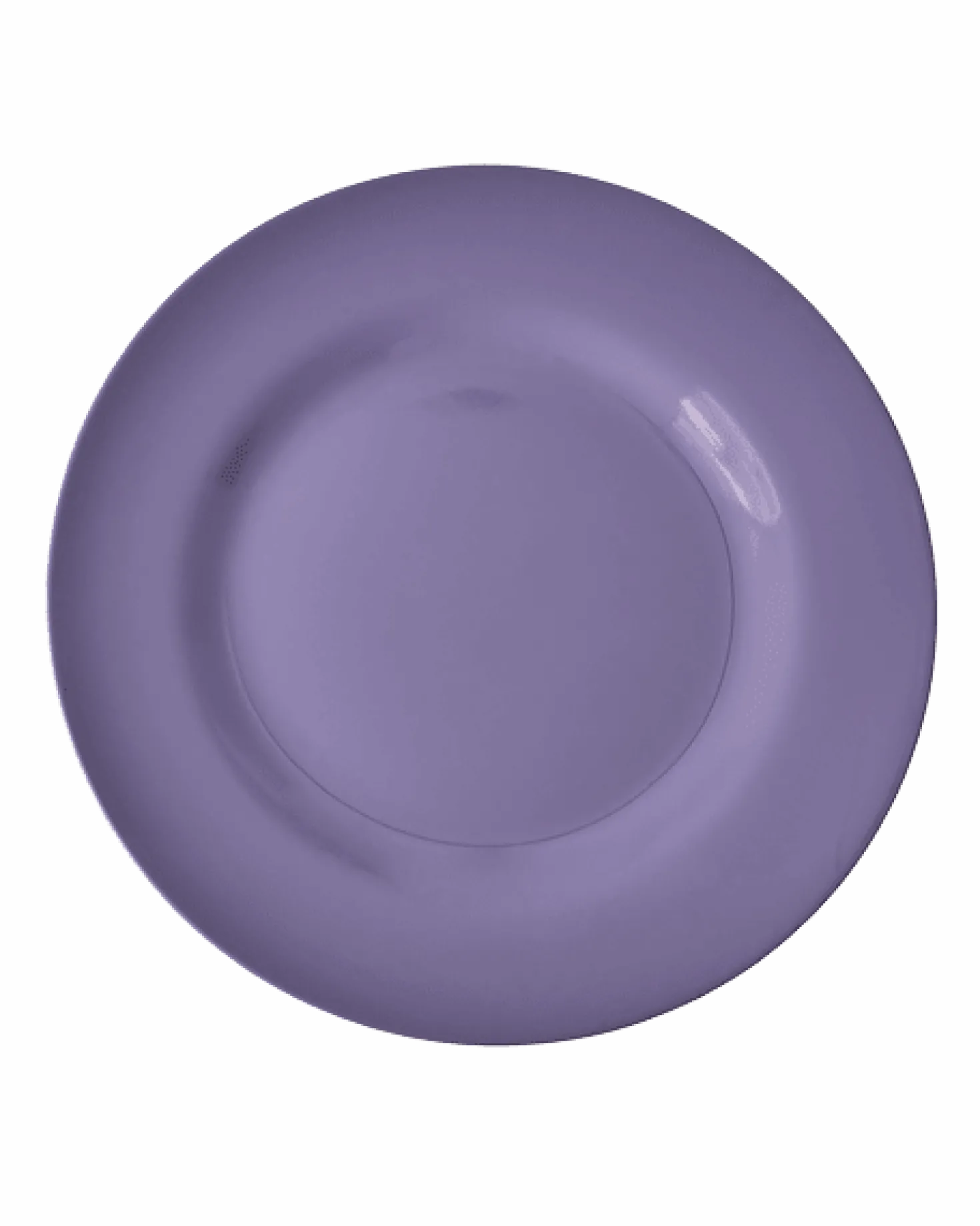 Melamine Round Dinner Plates in Asst. Solid Colors - 6 Pack