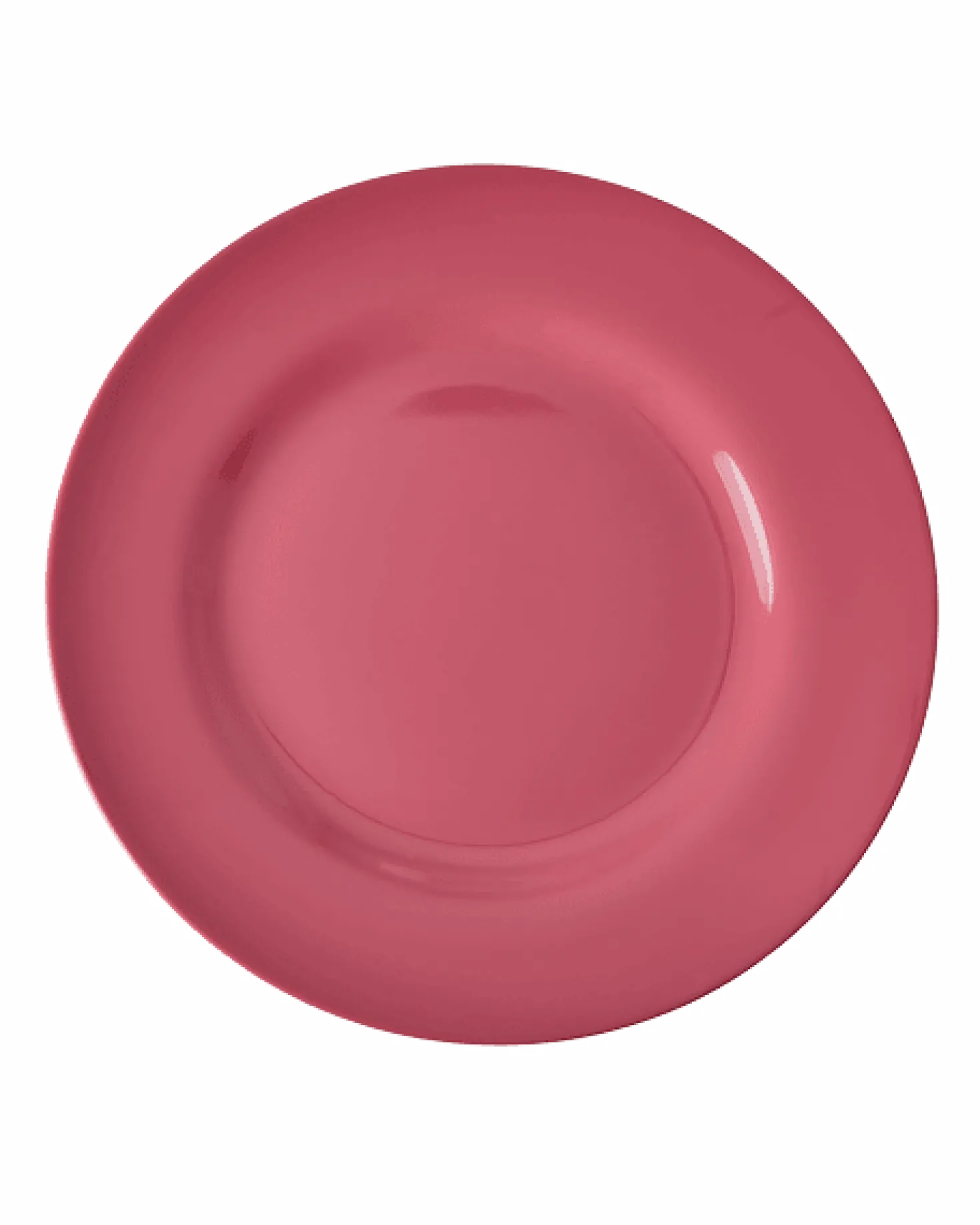 Melamine Round Dinner Plates in Asst. Solid Colors - 6 Pack