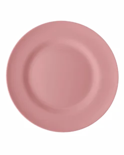 Melamine Round Dinner Plates in Asst. Solid Colors - 6 Pack