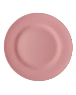 Melamine Round Dinner Plates in Asst. Solid Colors - 6 Pack