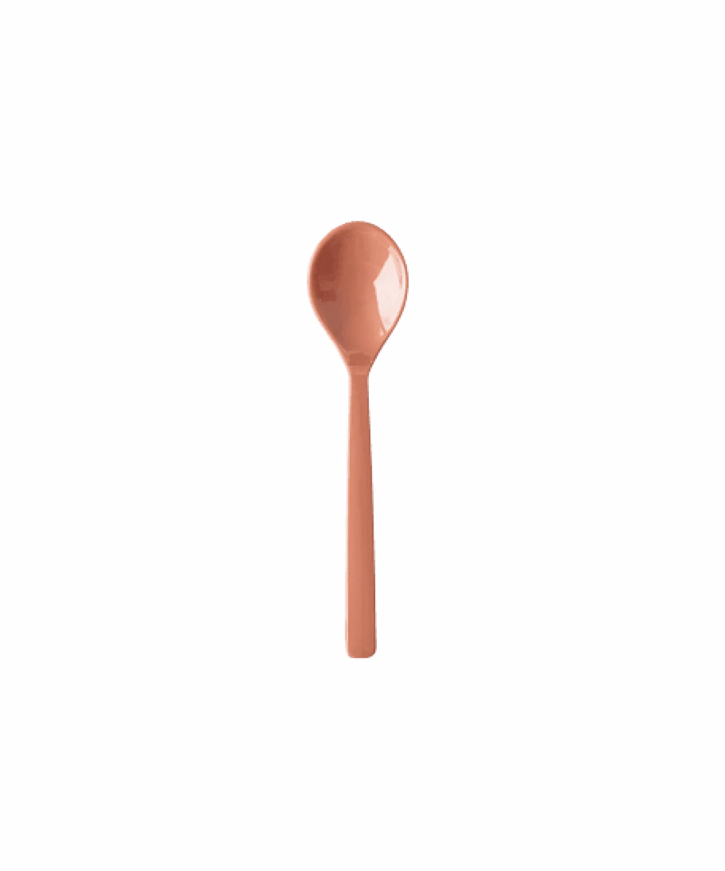 Melamine Tea Spoon in Asst. Solid Colors - Set of 6