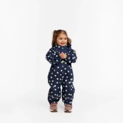 Milano Skaloverall Navy Polka Dots