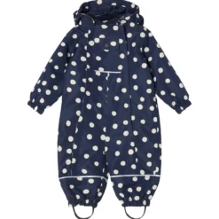 Milano Skaloverall Navy Polka Dots