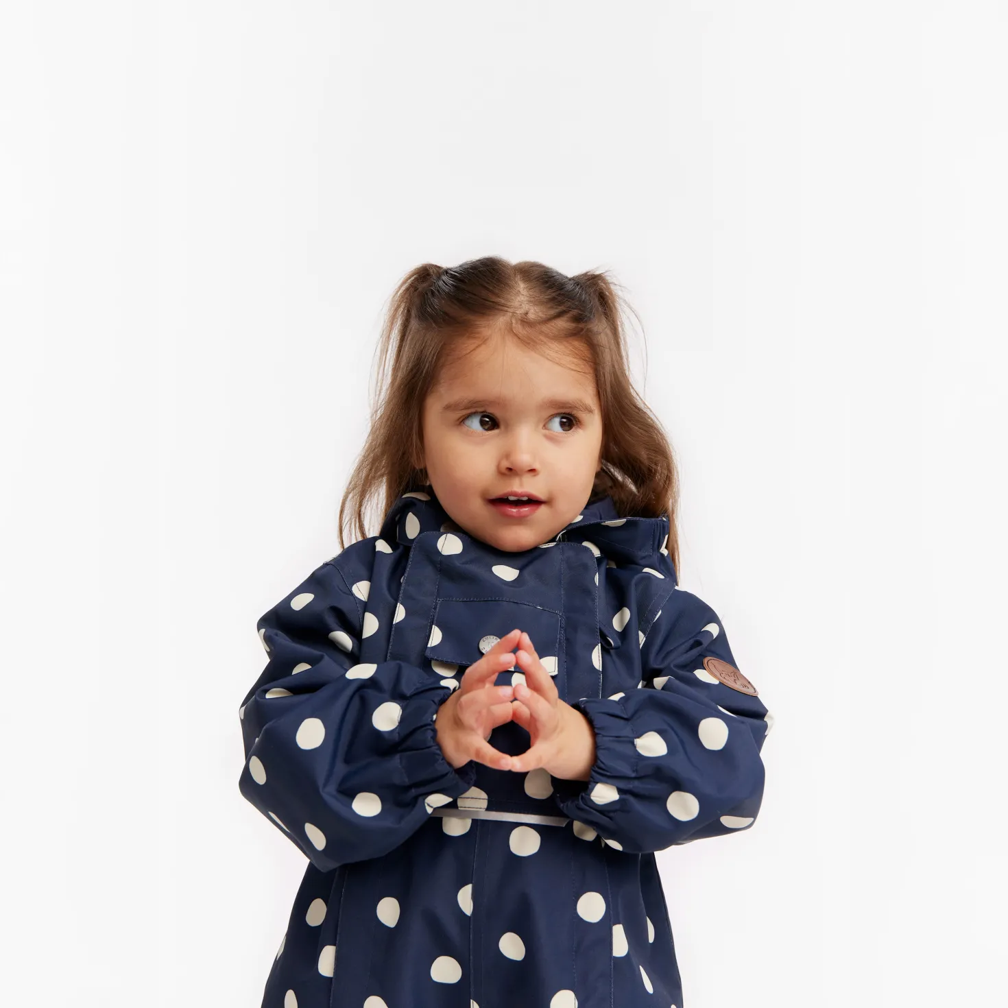 Milano Skaloverall Navy Polka Dots