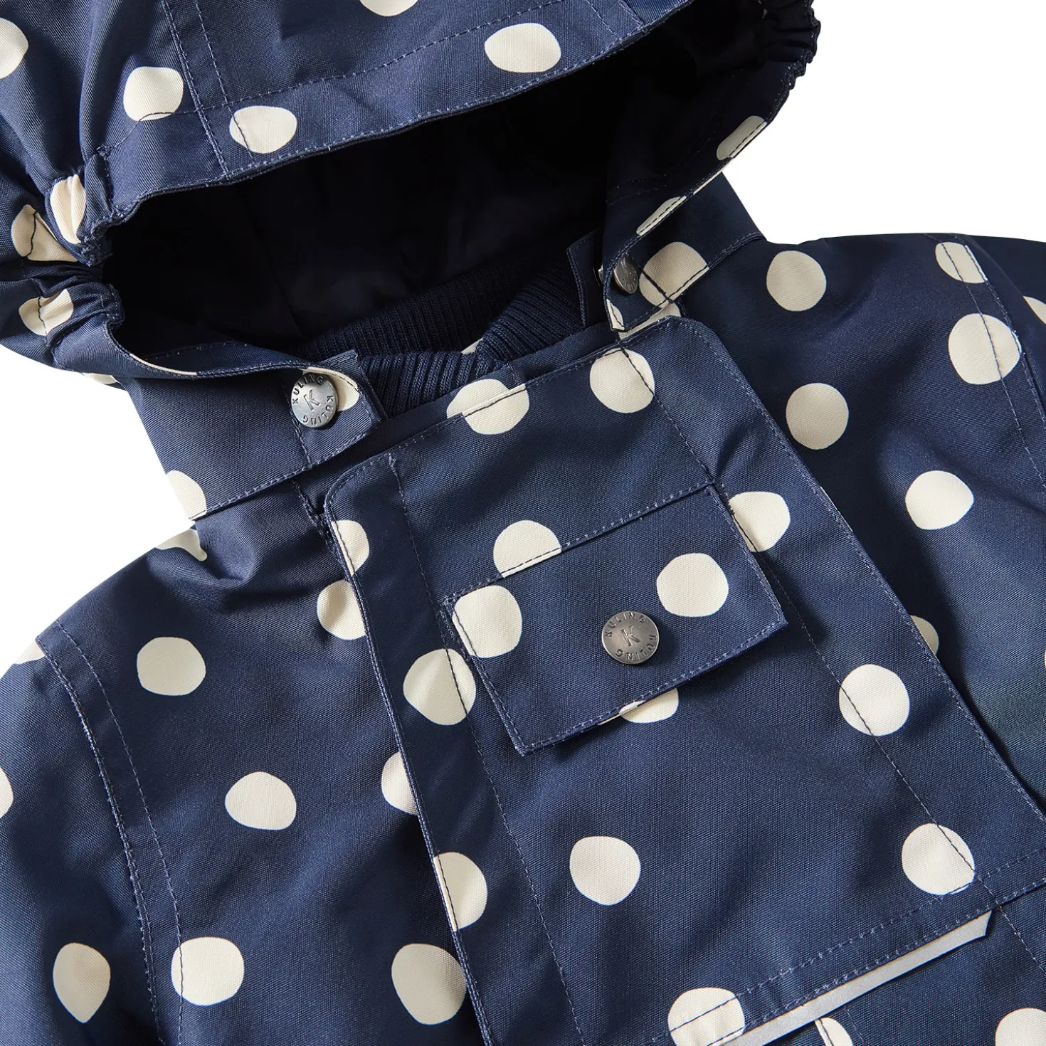 Milano Skaloverall Navy Polka Dots