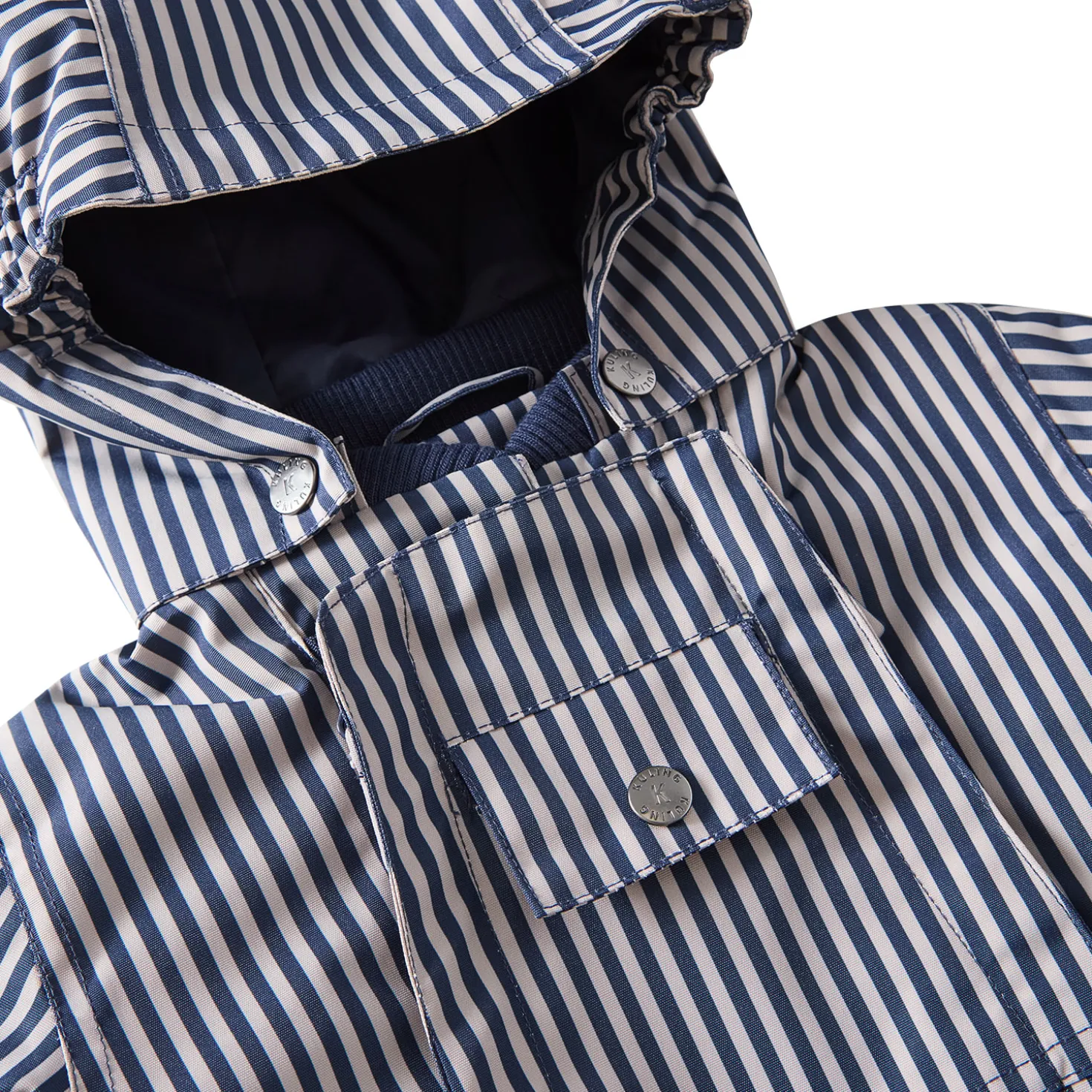 Milano Skaloverall Navy /Taupe Stripe