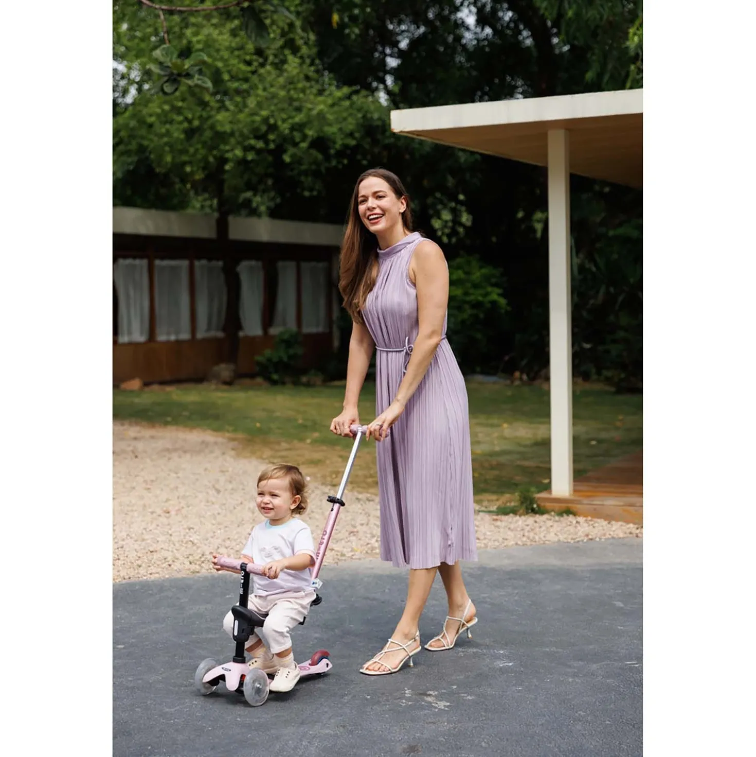 Mini Deluxe LEDRock & Go Sparkcykel Dusty Rose