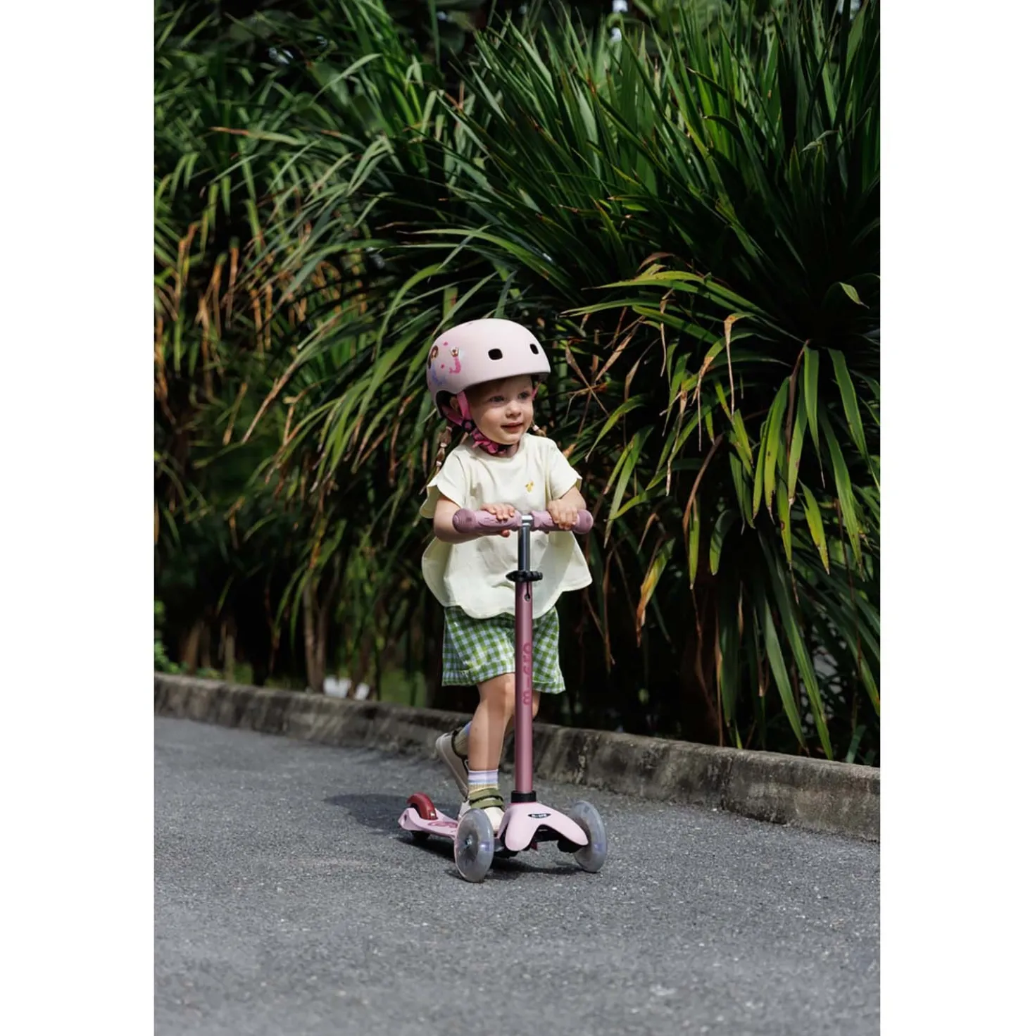 Mini Deluxe LEDRock & Go Sparkcykel Dusty Rose