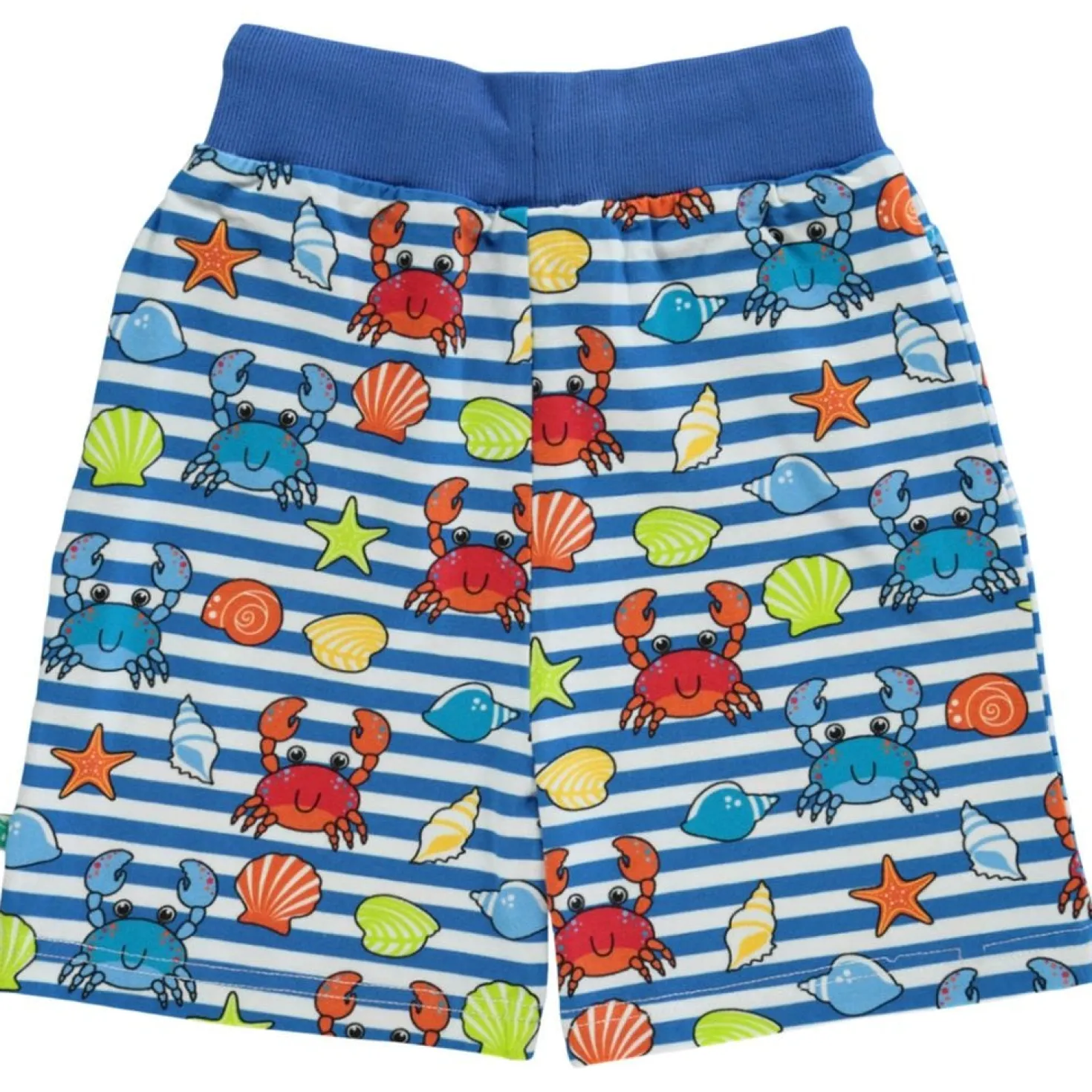 Mönstrad Mjukisshorts Med Krabbor Brilliant Blue