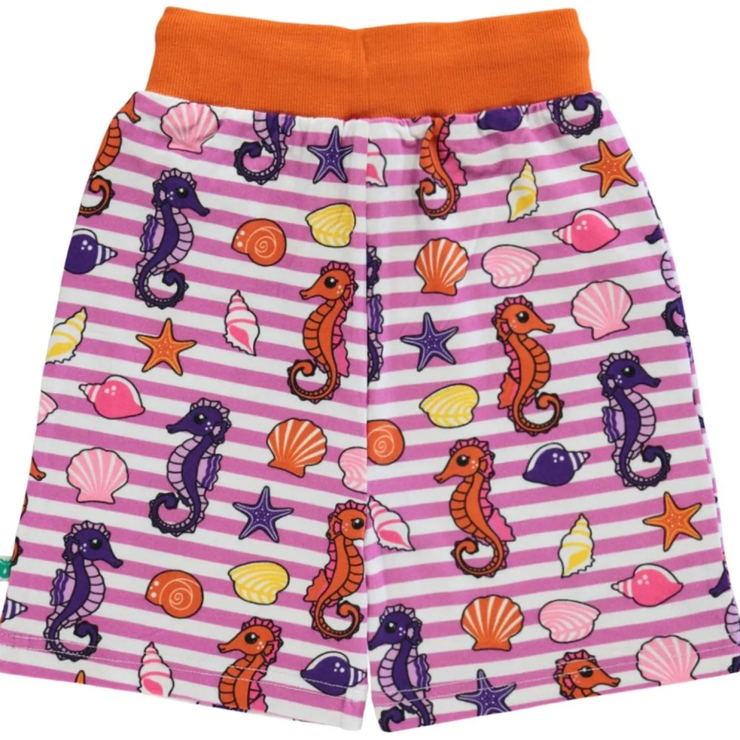 Mönstrad Mjukisshorts Med Sjöhästar Spring Pink
