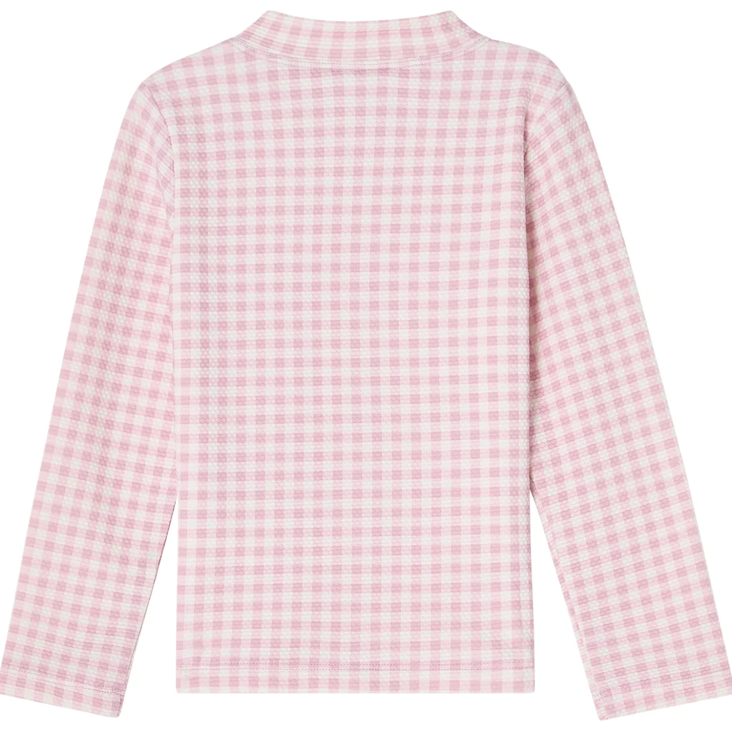 Montauk UV-tröja Med Dragkedja Pink Gingham