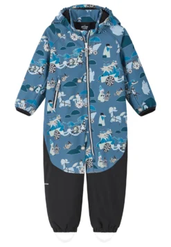 Moomin Mjosa Softshelloverall Blue Ocean
