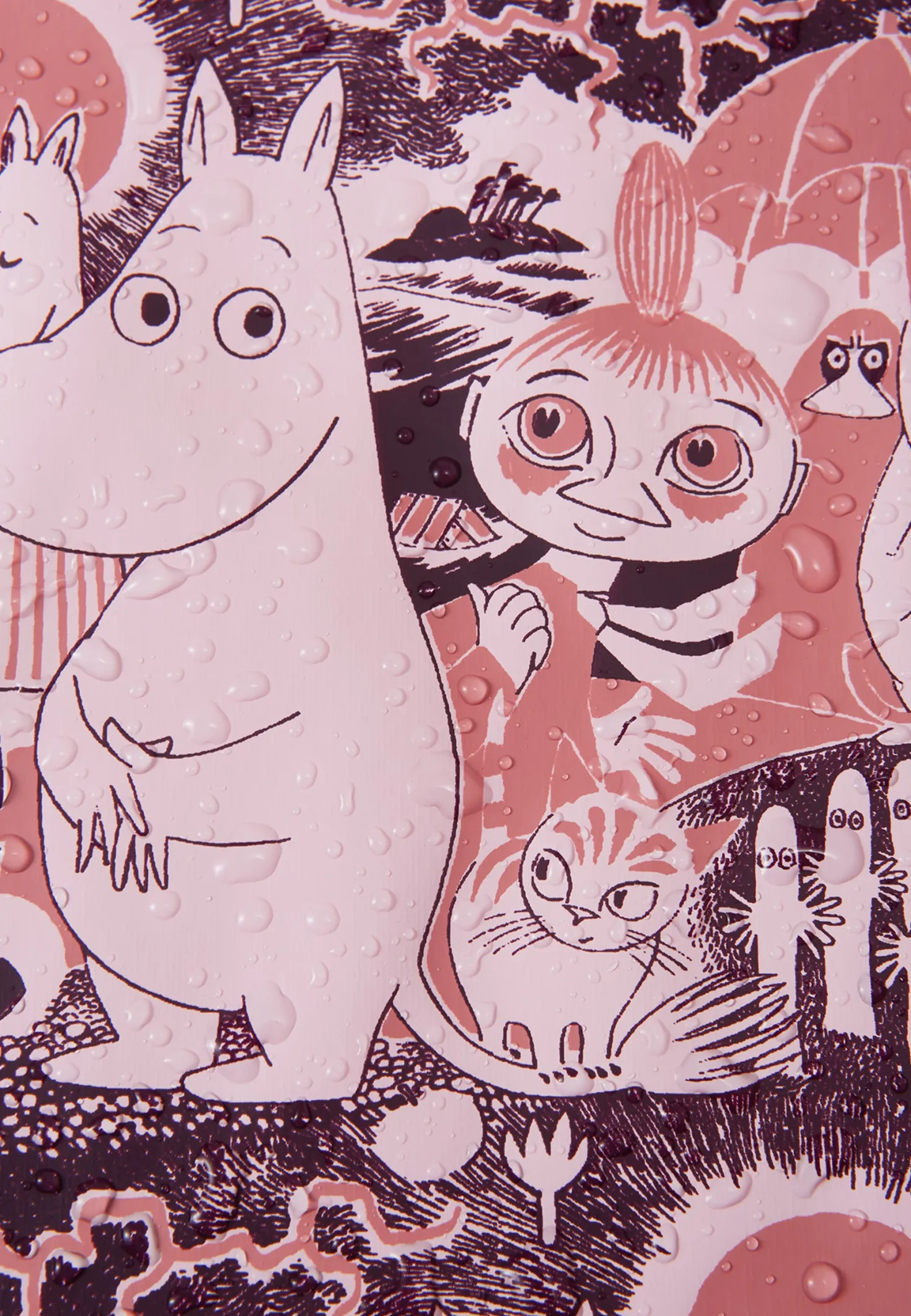 Moomin Vesi Regnjacka Pale Rose