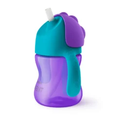 Mugg Med Sugrör Purple