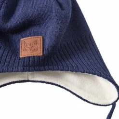 Narvik Helmet Beanie Med Fleecefoder Navy