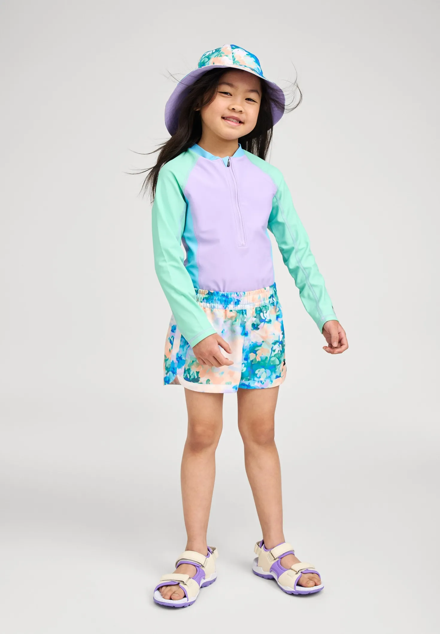 Nauru Sunproof Beach Shorts Fresh Blue