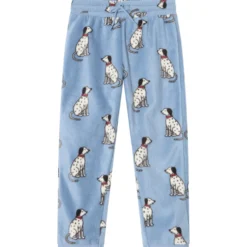 Northpole Fleecebyxor Dove Blue Dalmatian