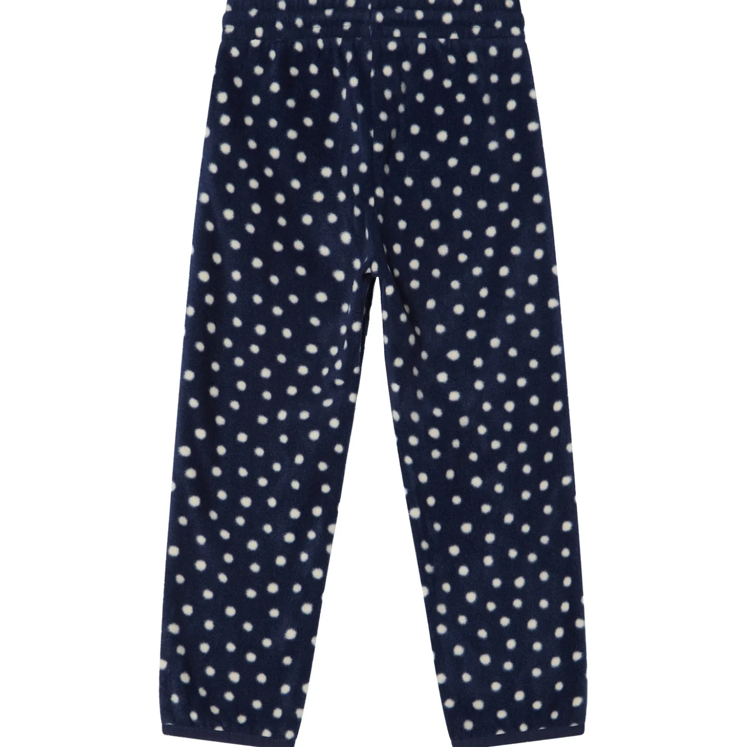 Northpole Fleecebyxor Navy Polka Dots