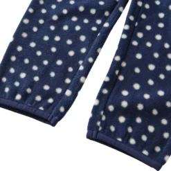 Northpole Fleecebyxor Navy Polka Dots