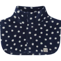 Northpole Fleece Halsvärmare Navy Polka Dots