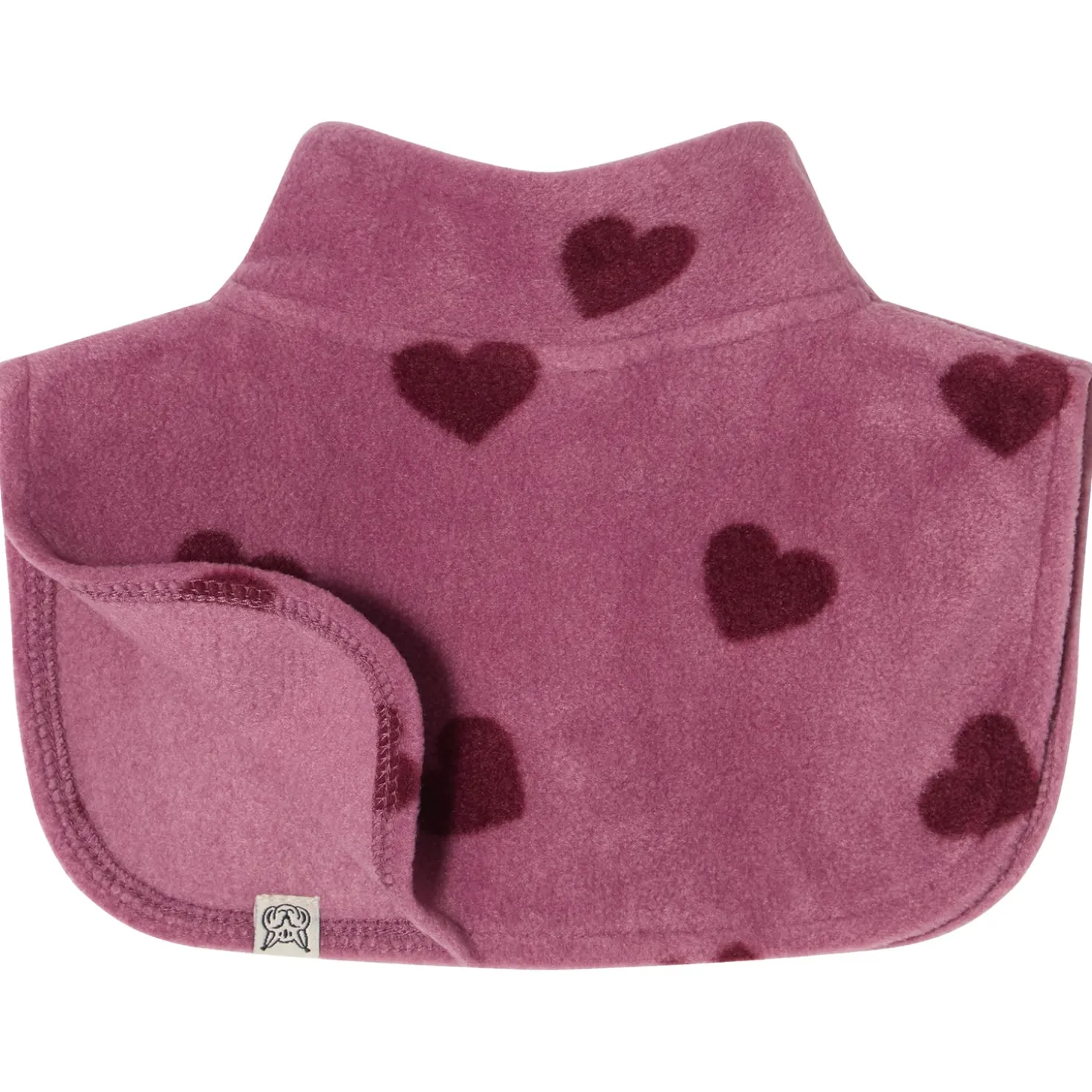 Northpole Fleece Halsvärmare Mauve Hearts