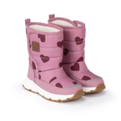 Ontario Vinterstövlar Mauve Hearts