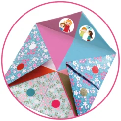 Origami Loppor I Ljusa Färger Flowers