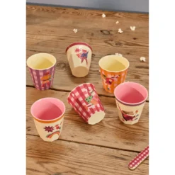 6-pack Små Koppar Pink