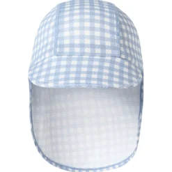 Palma UV-solkeps Dove Blue Gingham