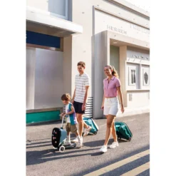 Patch & Play Junior Sparkcykel Med Bagage Pink