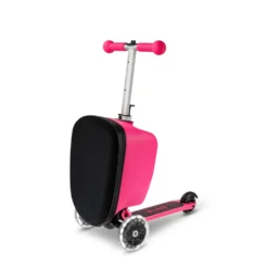 Patch & Play Junior Sparkcykel Med Bagage Pink