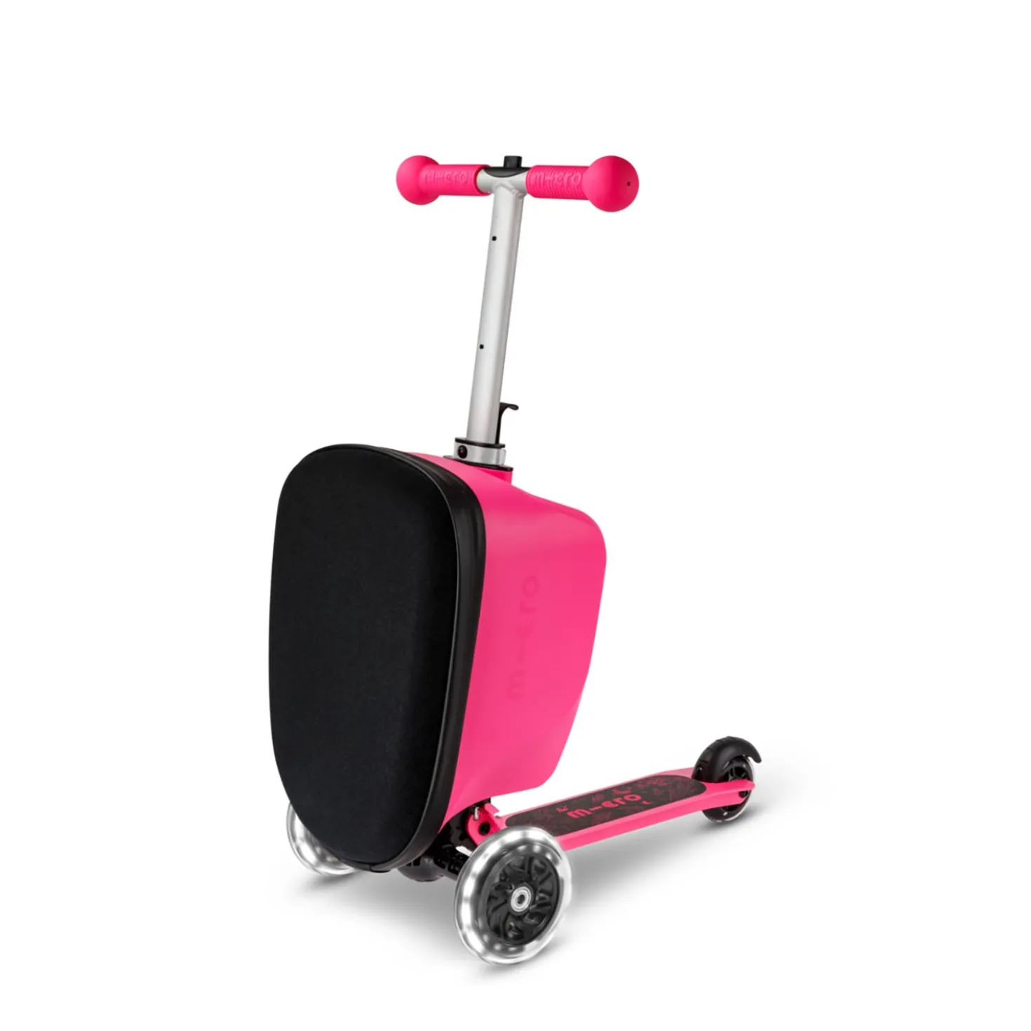 Patch & Play Junior Sparkcykel Med Bagage Pink
