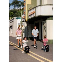 Patch & Play Junior Sparkcykel Med Bagage Pink