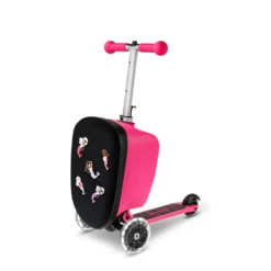 Patch & Play Junior Sparkcykel Med Bagage Pink