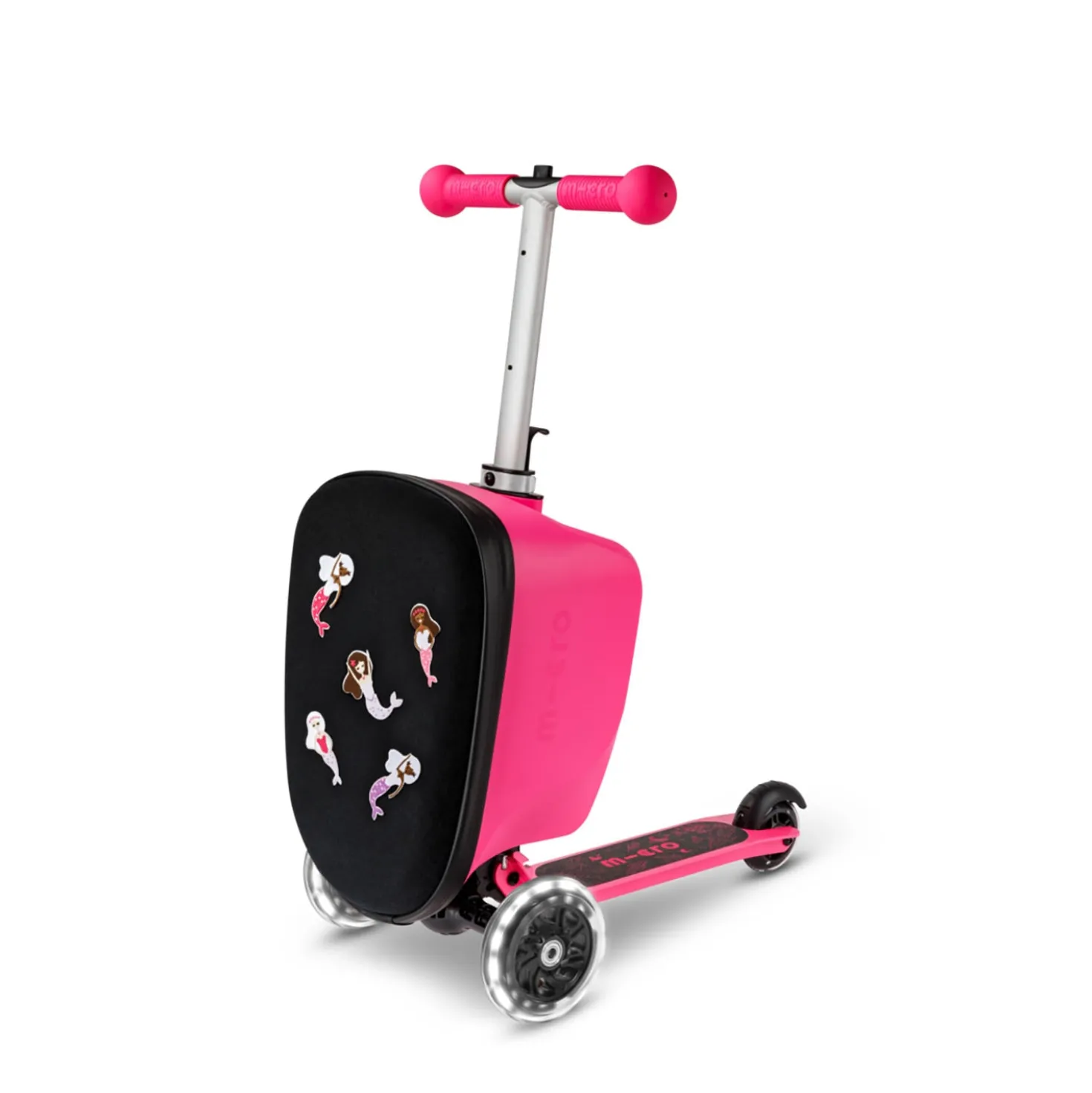 Patch & Play Junior Sparkcykel Med Bagage Pink