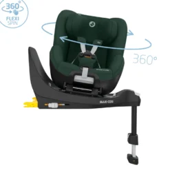 Pearl 360 Bilbarnstol 3M-4Y / 0-17 Kg Autentic Green