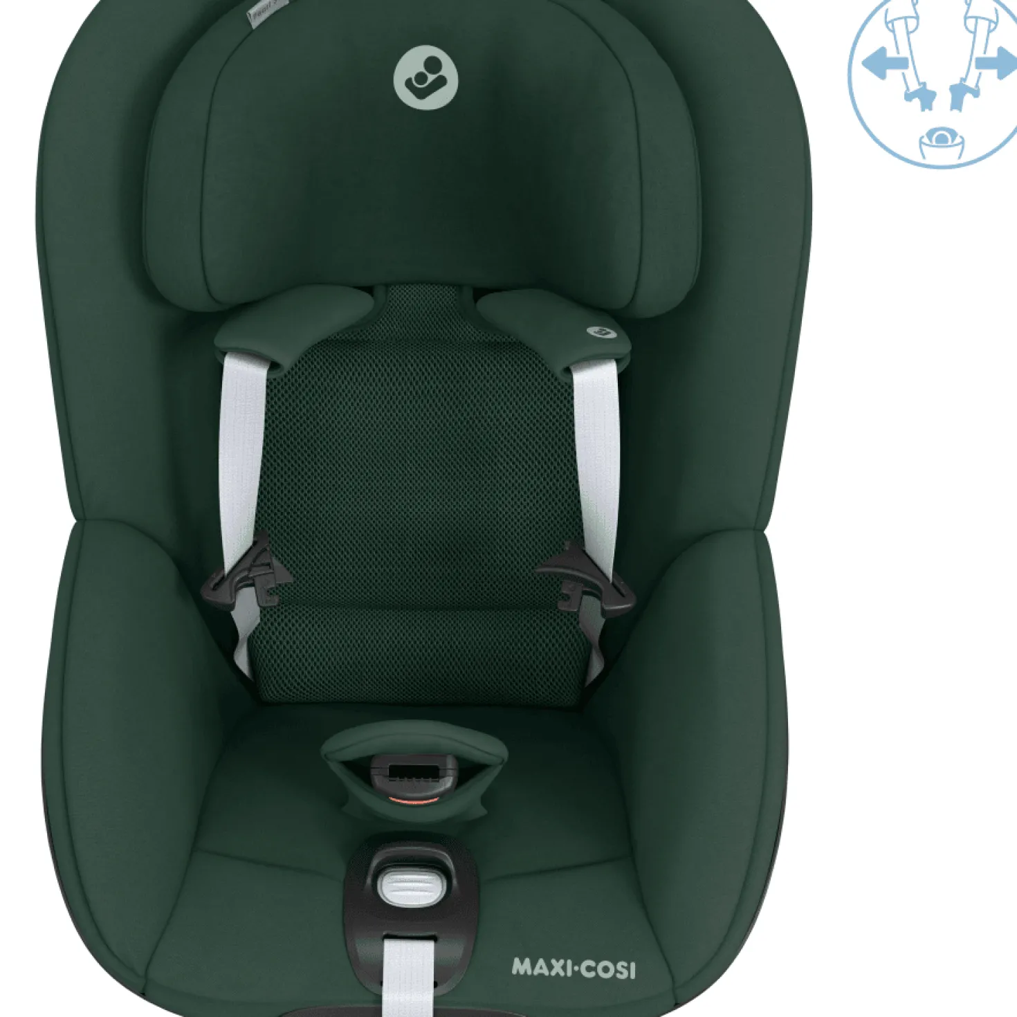 Pearl 360 Bilbarnstol 3M-4Y / 0-17 Kg Autentic Green