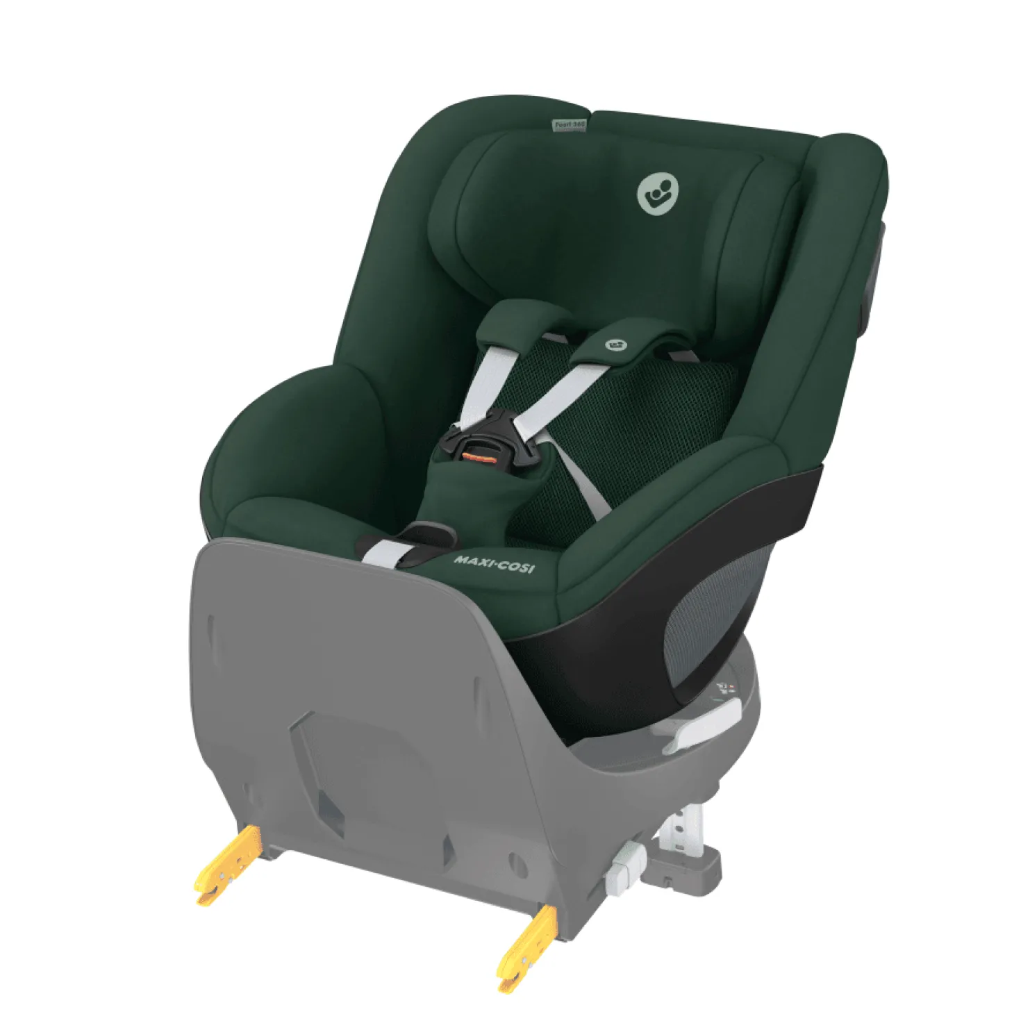 Pearl 360 Bilbarnstol 3M-4Y / 0-17 Kg Autentic Green