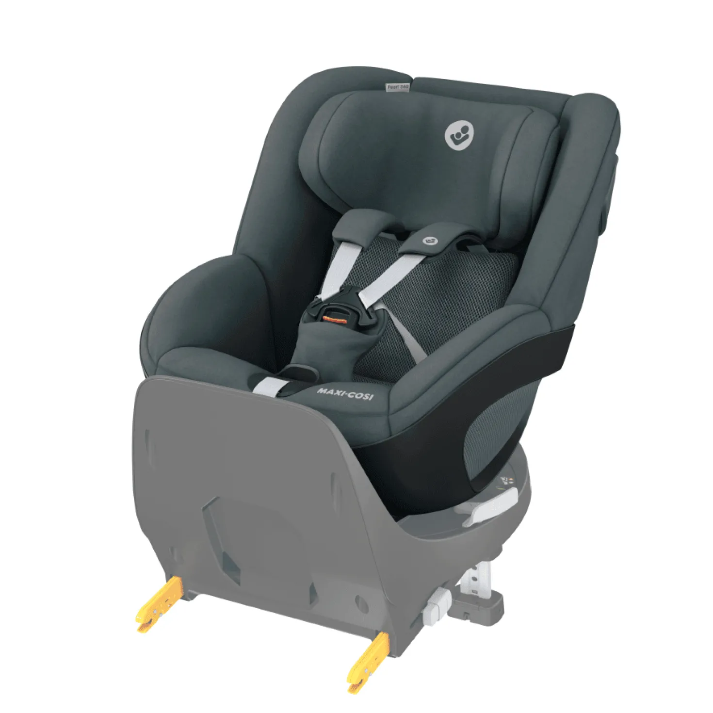 Pearl 360 Bilbarnstol 3M-4Y / 0-17 Kg Authentic Graphite