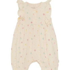 Playsuit Aop White Swan