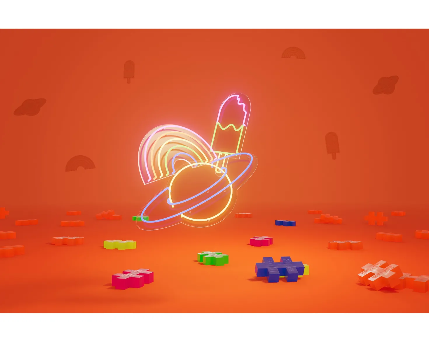 Plus-Plus Neon Color Mix