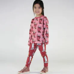 Polar Bears Leggins Baroque Rose