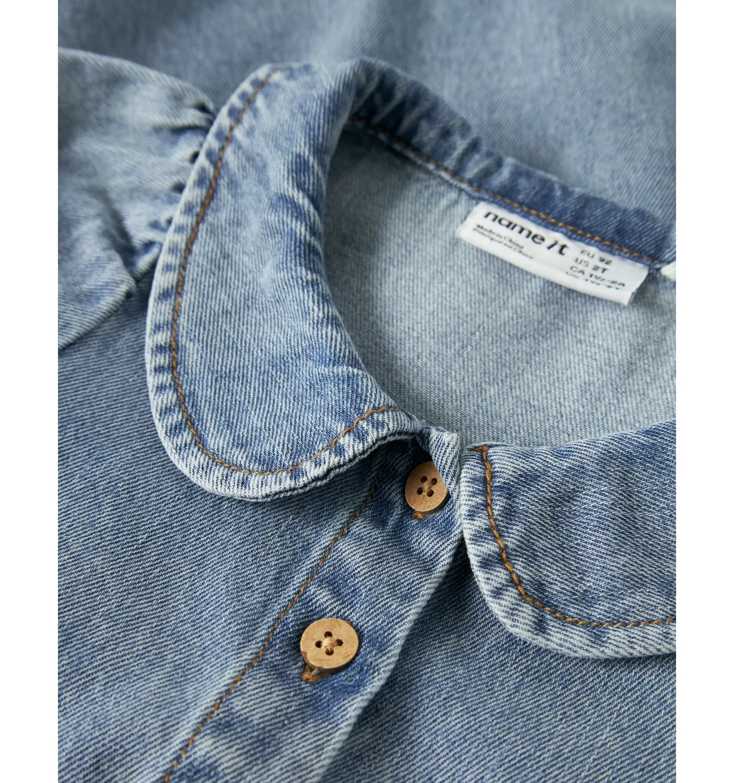 Poppy Jeansklänning Medium Blue Denim