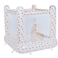Poppy The Peach Uppblåsbar Hoppborg Cream