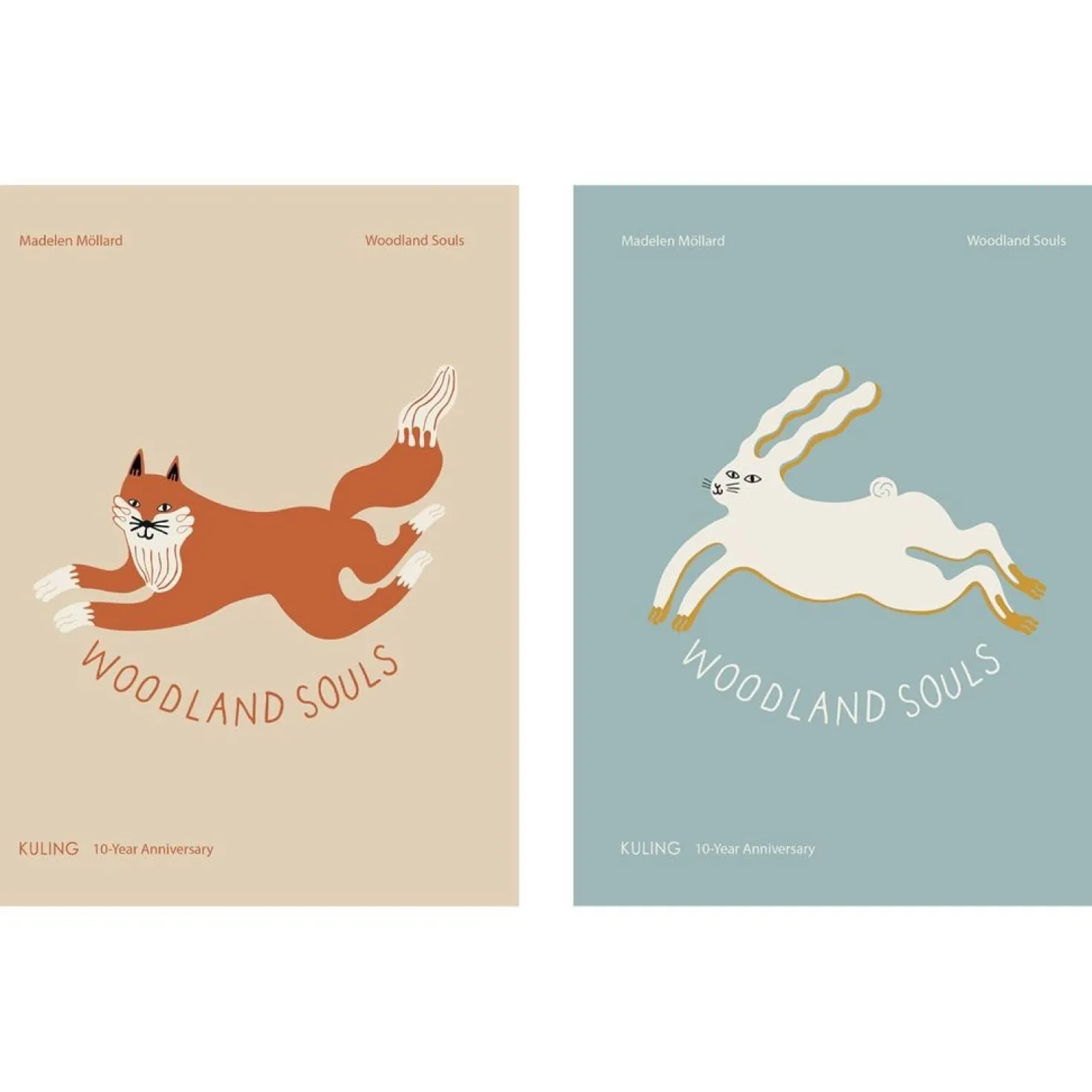 Poster 30x40 KulingX Madelen Möllard 2-packFSC Mix Affisch Vit