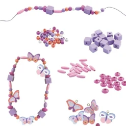 Pärlor Av Trä Butterflies