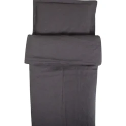 Påslakanset Spjälsäng Mood Graphite Grey