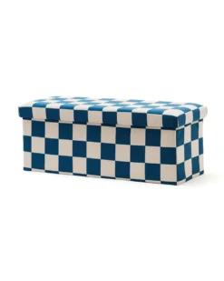 Puff Med Förvaring 80 Cm Teal